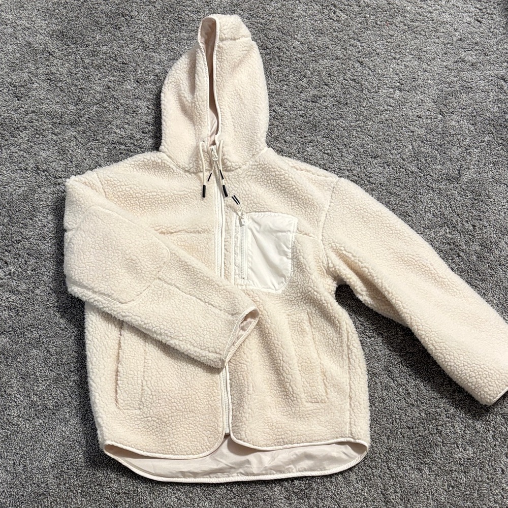 H&M Cream Fleece Hoodie